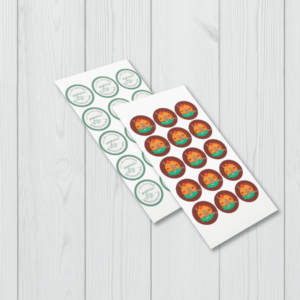 Banner adhesivo troquelado 28x86 cm