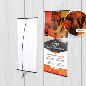 Pendón 60×160 cm – Papel sintético – Modelo L