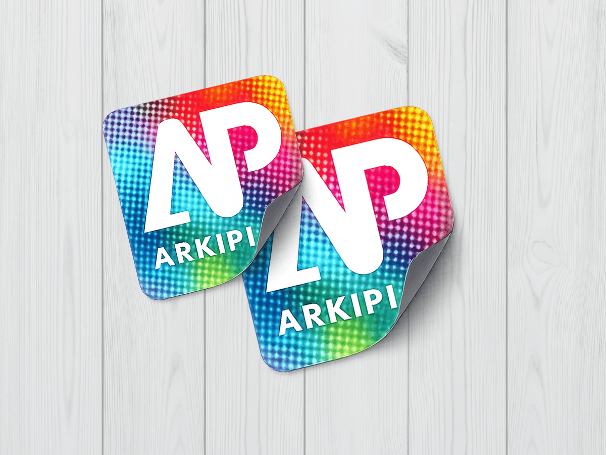 stickers cuadrados
