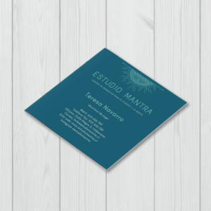 Tarjetas de visita cuadradas 5,5x5,5 cm - Impresas por una cara