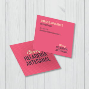 Tarjetas de visita cuadradas 5,5x5,5 cm - Impresa por ambas caras